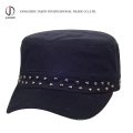 Cotton Military Cap Fidel Cap Fashion Cap Leisure Cap Baseball Sports Cap Rhinestone Cap